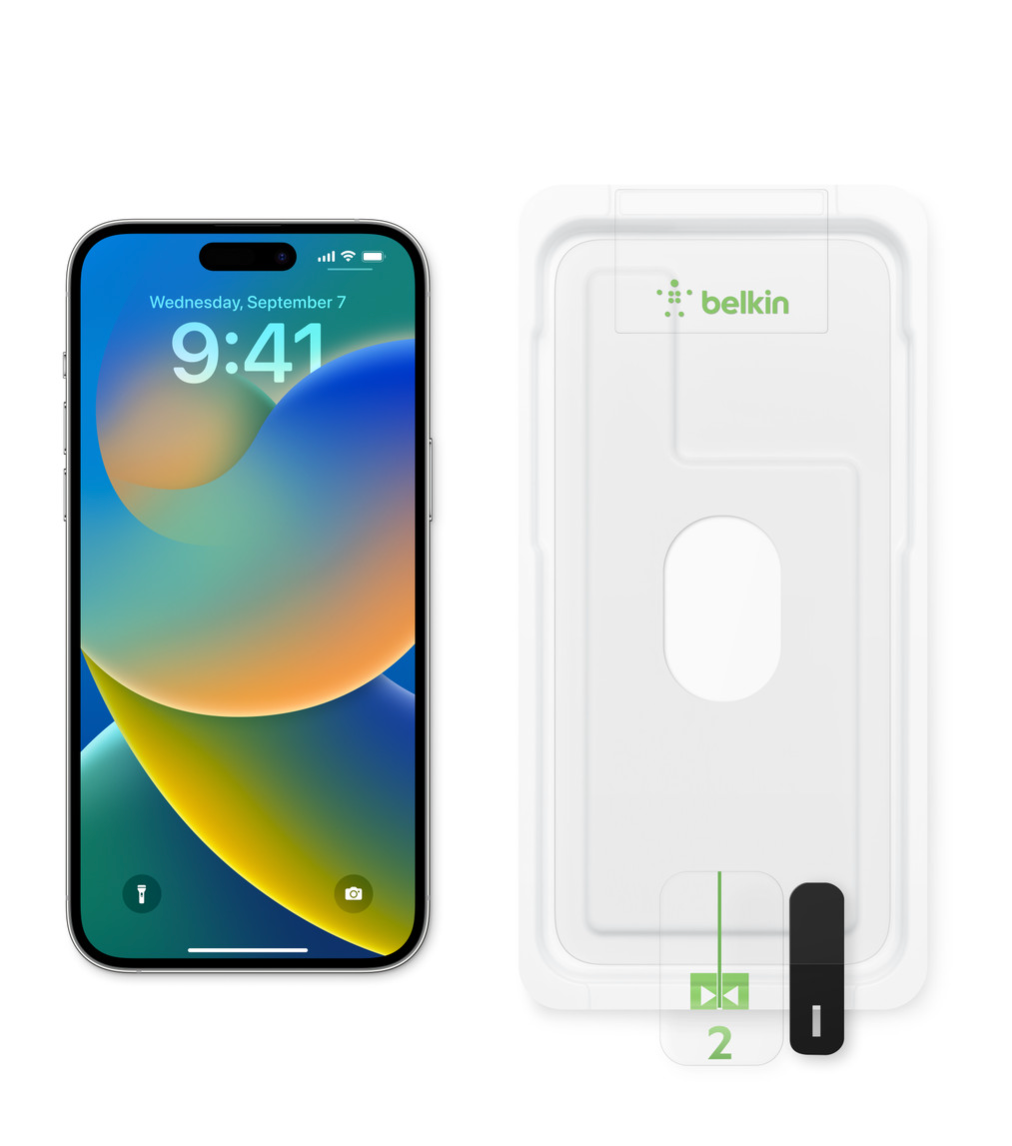 Belkin - Tempered glass para Iphone 14 Pro Max